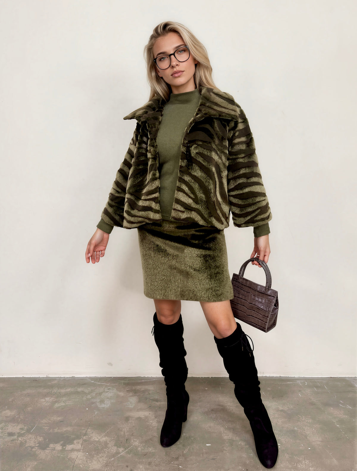 Болеро от еко косъм Rockefeller
