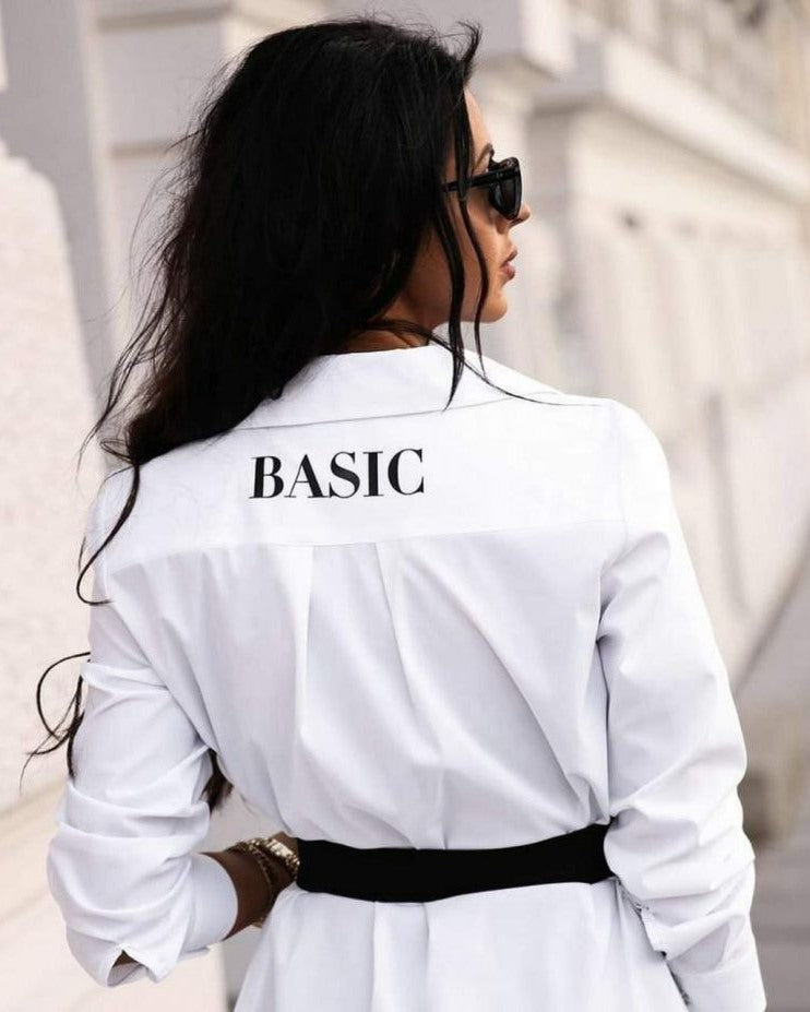 Дамска риза с колан Never Basic