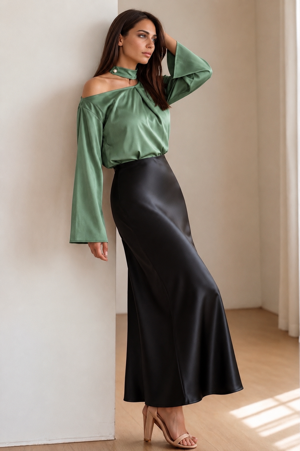 Сатенена пола Silk Tulip