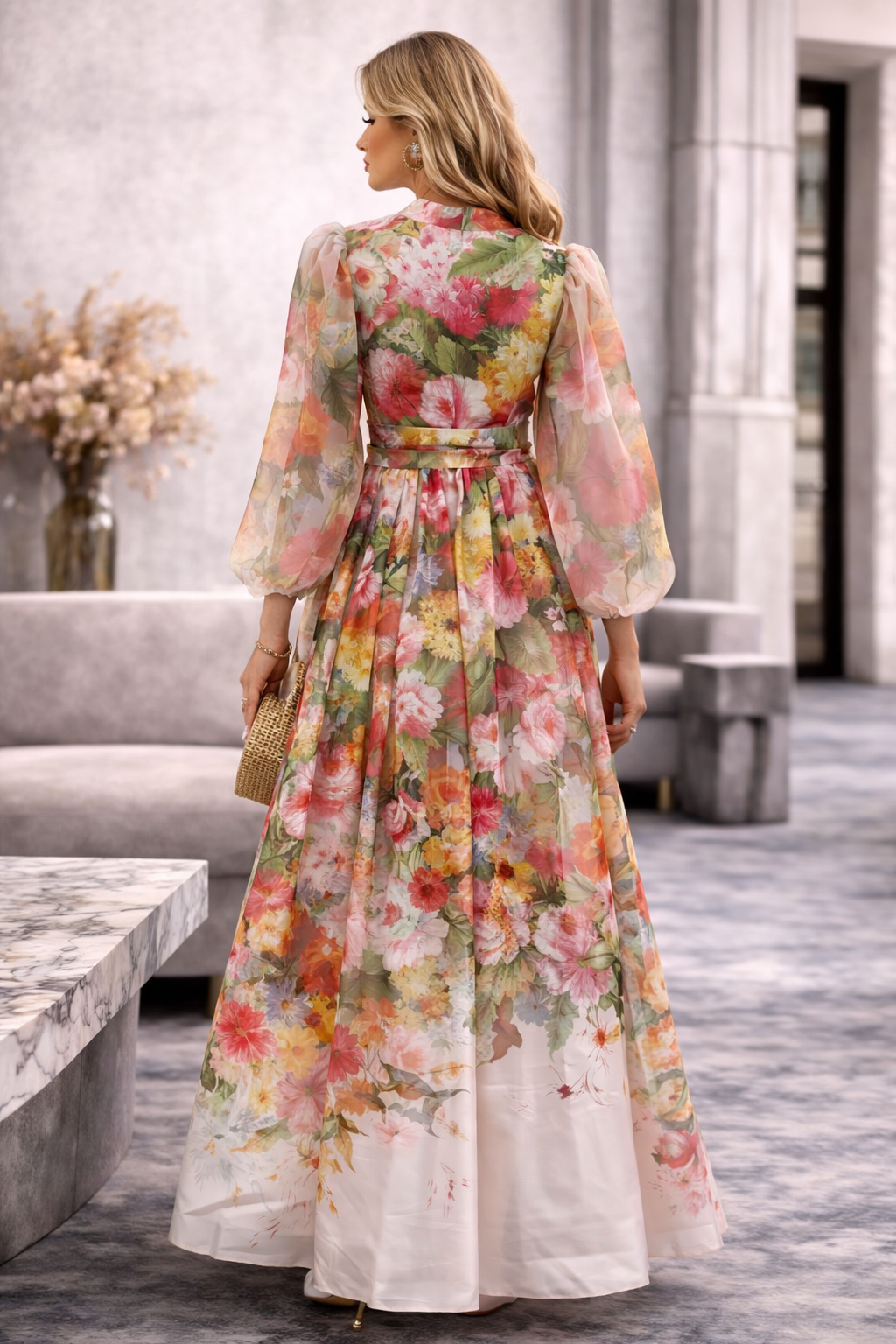 Dámské šaty Blooming Fantasy Maxi SS26