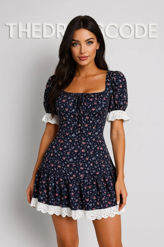 Damenkleid Blueberry Floral SS26