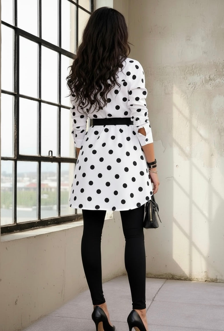 Риза Never Basic Polka Dot