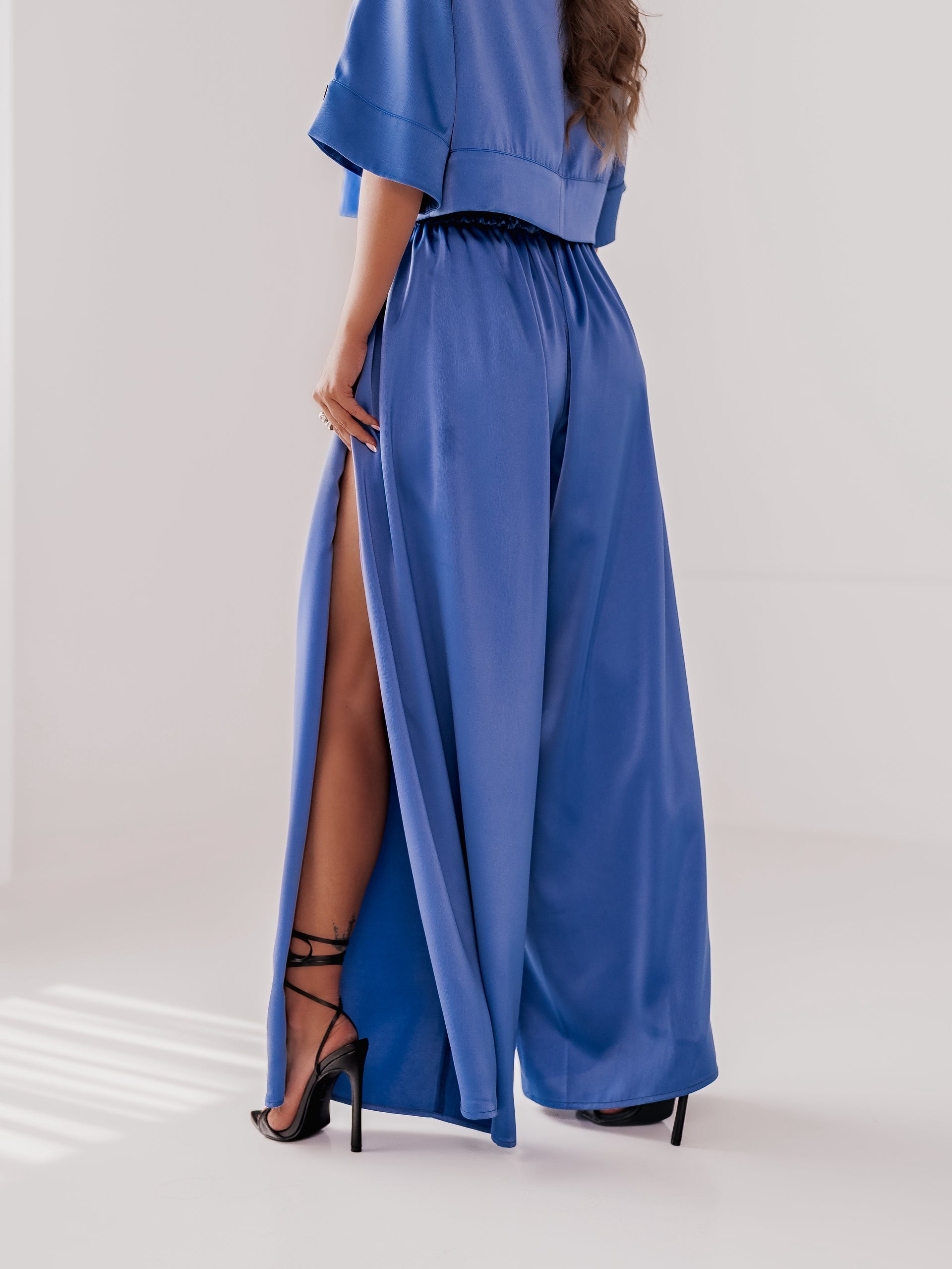 Сатенен сет риза и панталон Boho Breeze