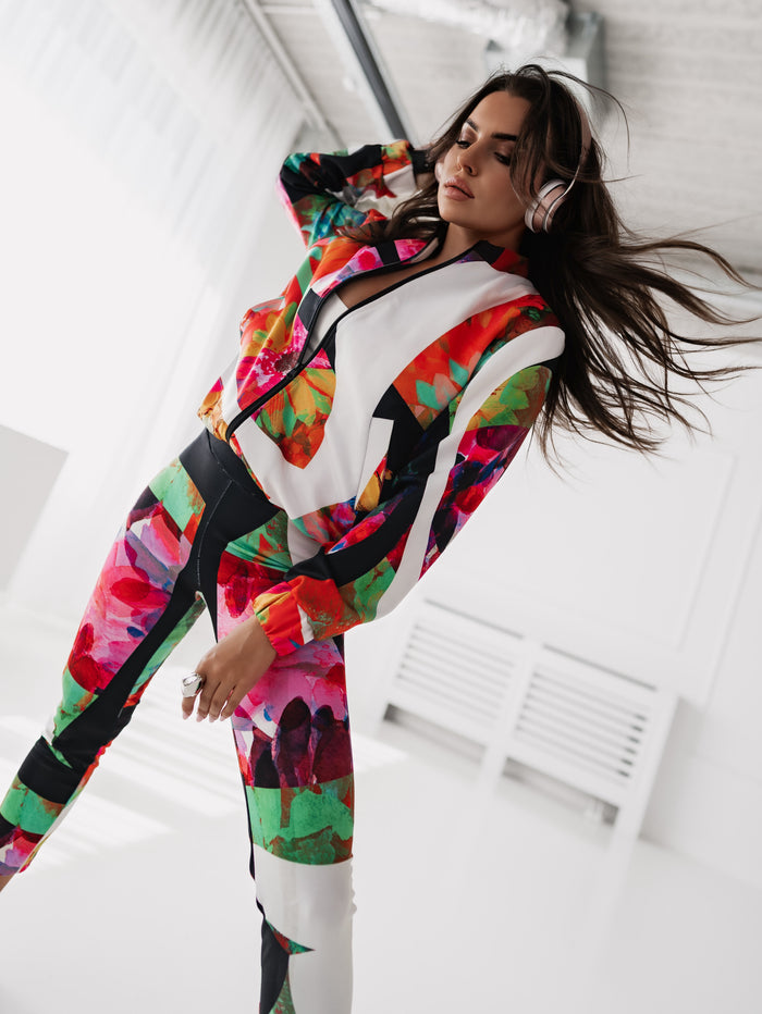 Conjunto diario de leggings y chaqueta corta Sport Spice