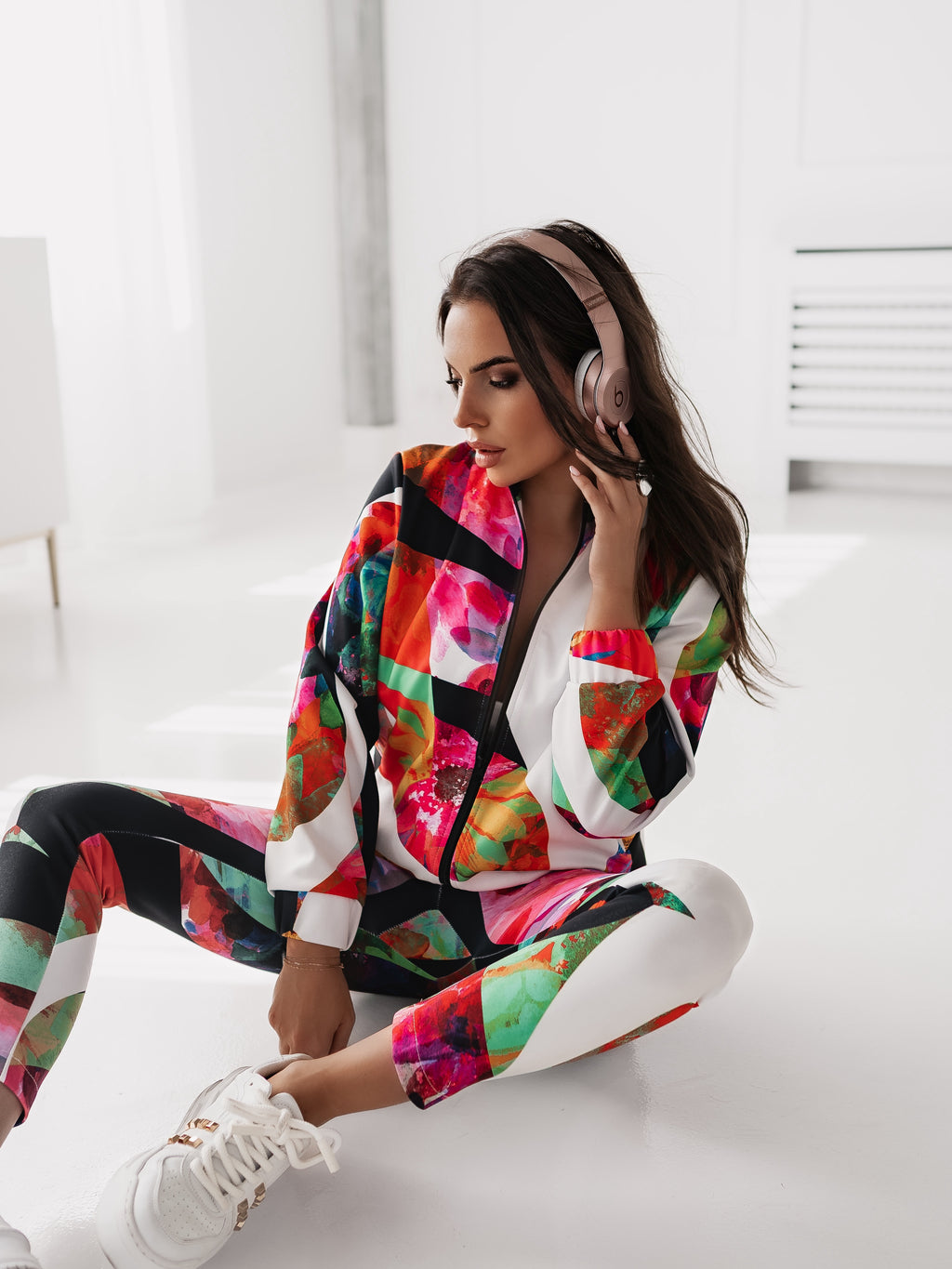 Conjunto diario de leggings y chaqueta corta Sport Spice