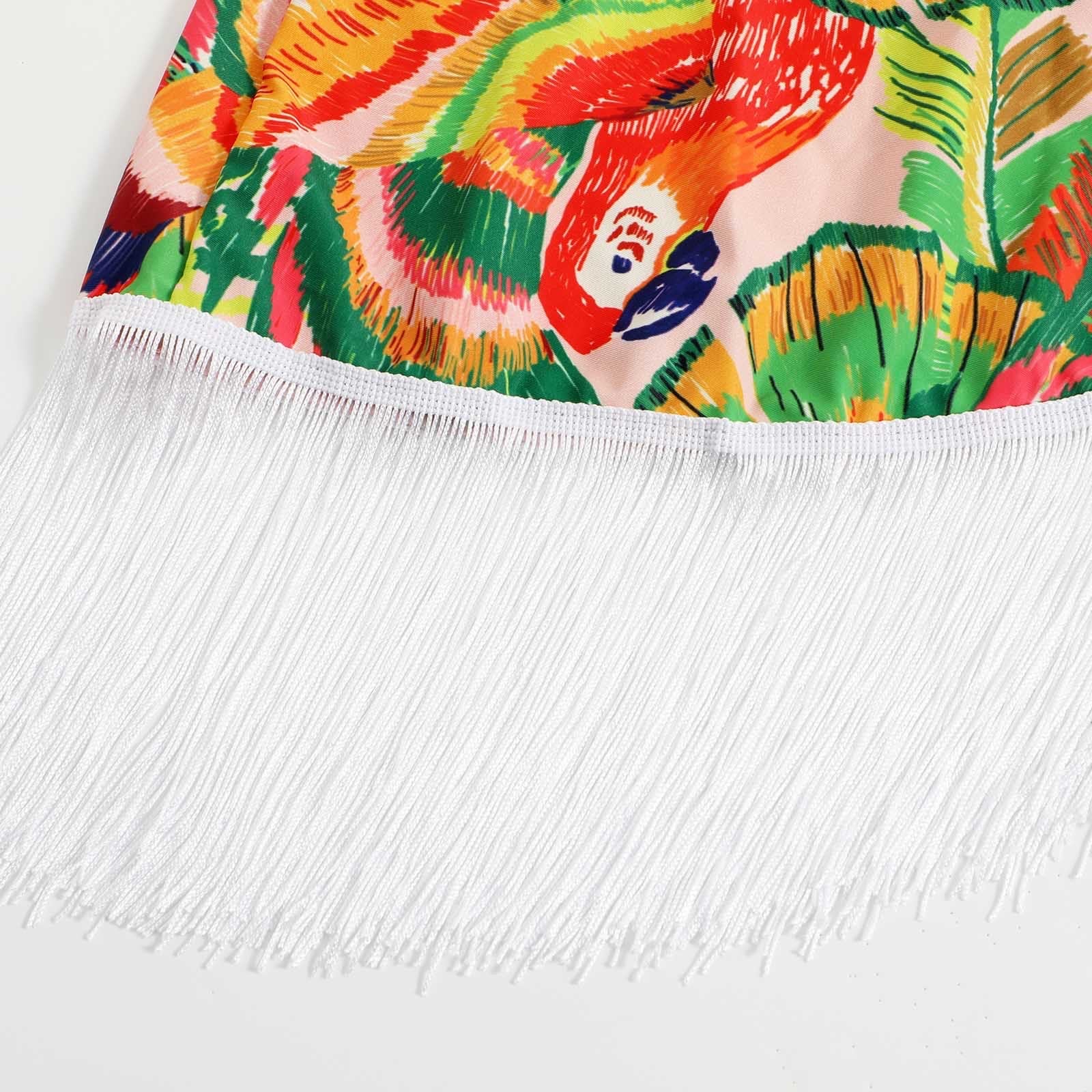 Damski strój kąpielowy + plażowa spódnica PARROT SS26