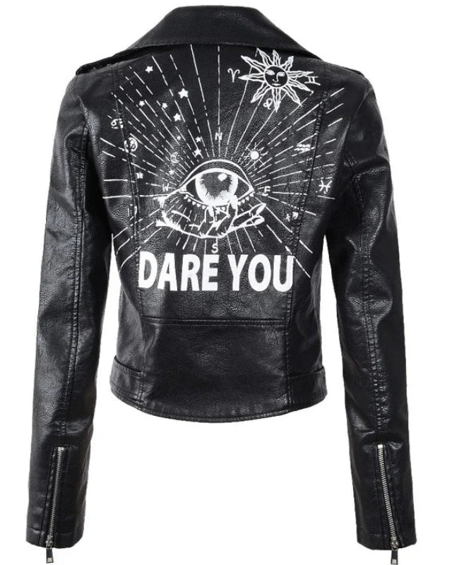 DÁMSKA KOŽENÁ BUNDA DARE YOU - Limited edition