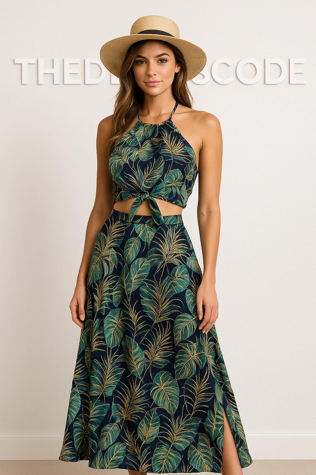 Női szett Tropicana Leaf SS26