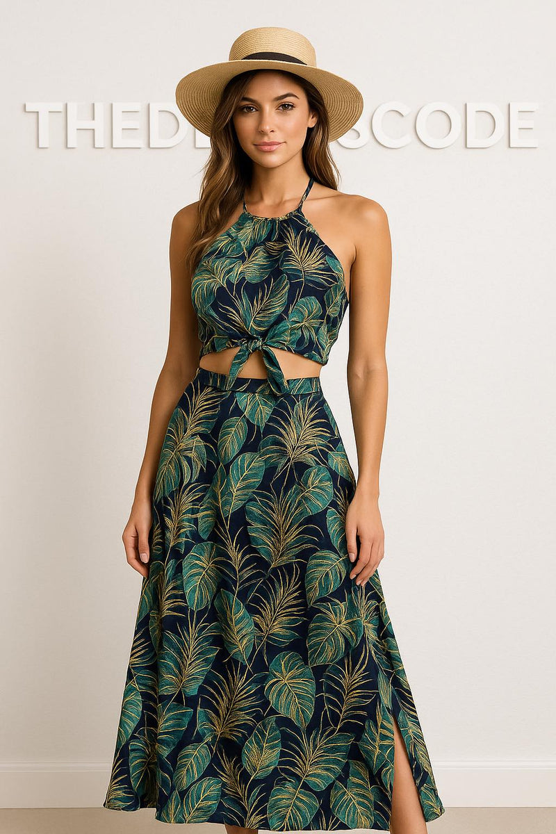 Damski komplet Tropicana Leaf SS26