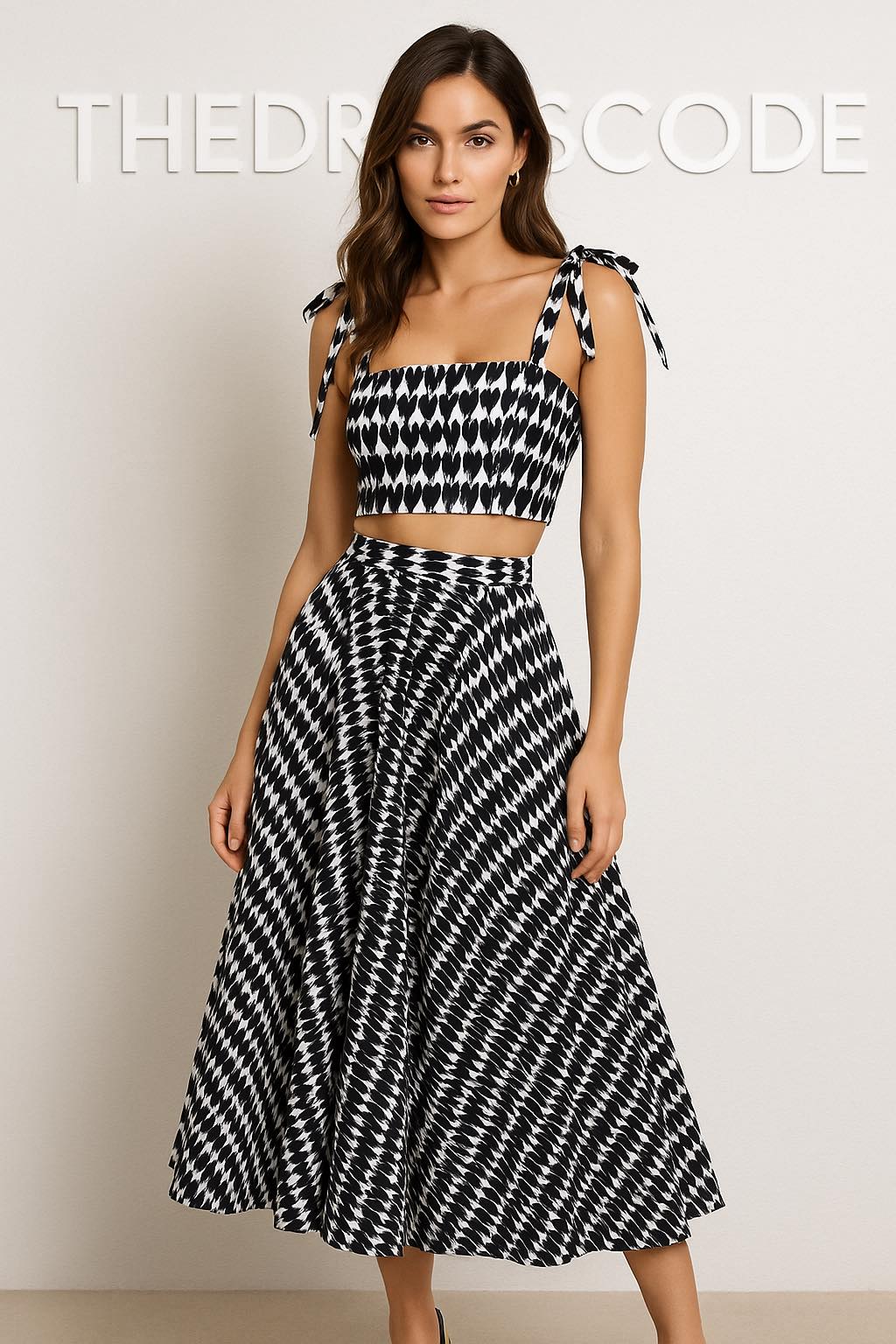 Ženski komplet Monochrome Waves SS26