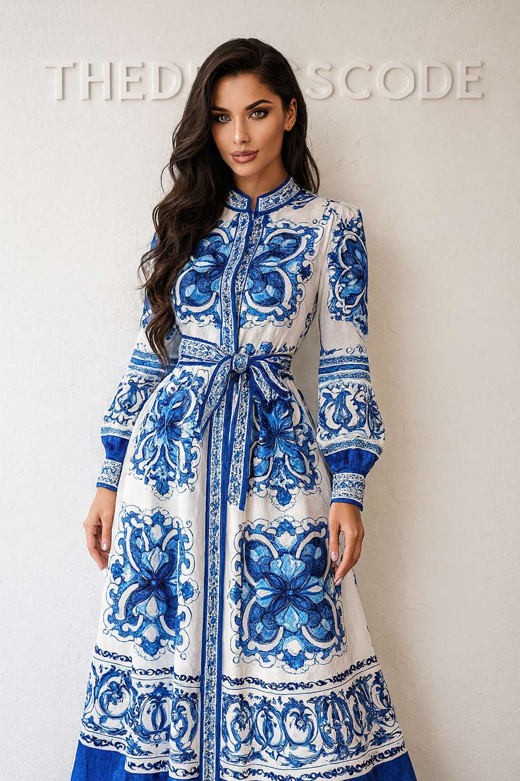 Dámské šaty Azure Mosaic Maxi SS26